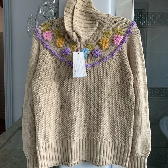 LOVESHACKFANCY Rhett Turtleneck Sweater - Picture 6 of 13